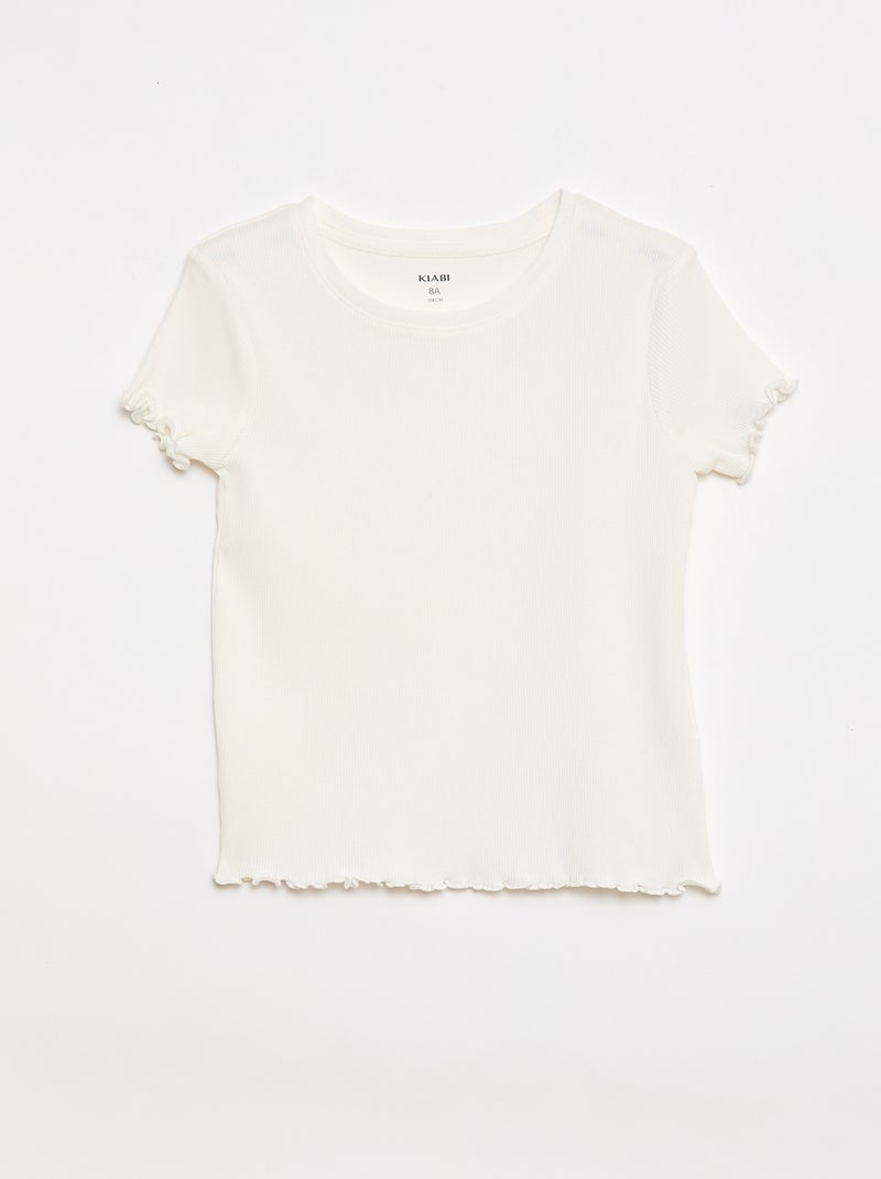 Lot de t-shirts côtelés - 2 pièces Rouge - Kiabi