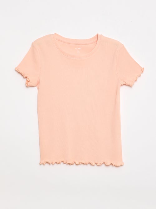 Lot de t-shirts côtelés - 2 pièces - Kiabi