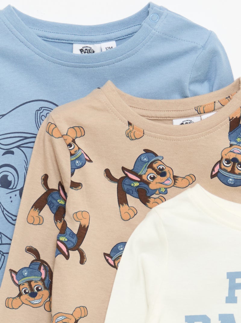 Lot de t-shirts 'Pat'Patrouilles'  - 3 pièces Blanc - Kiabi