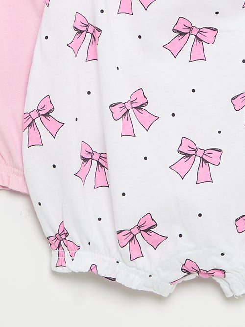 Lots de 2 barboteuses sans manches - Kiabi