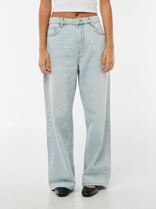 Low-Rise Baggy Jeans with 5 Pockets - Kiabi