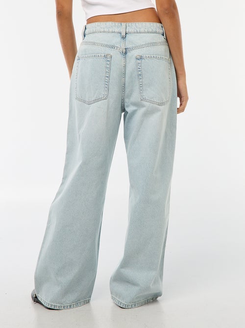 Low-Rise Baggy Jeans with 5 Pockets - Kiabi