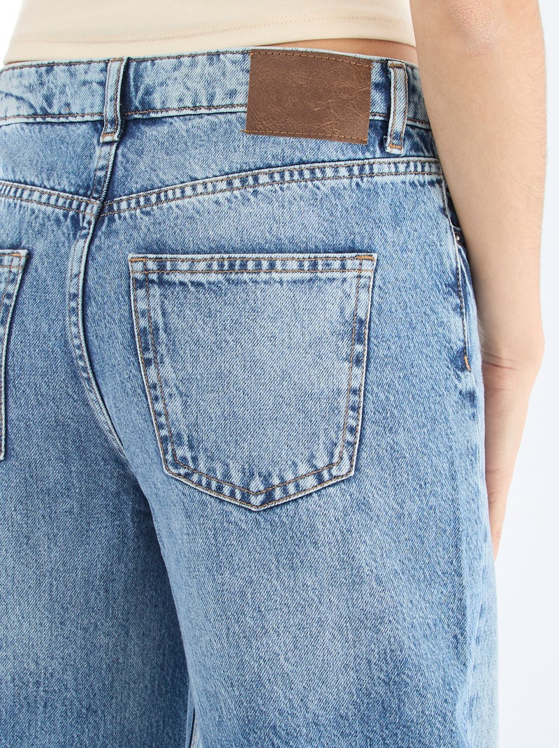 Low-Rise Jeans Blau - Kiabi