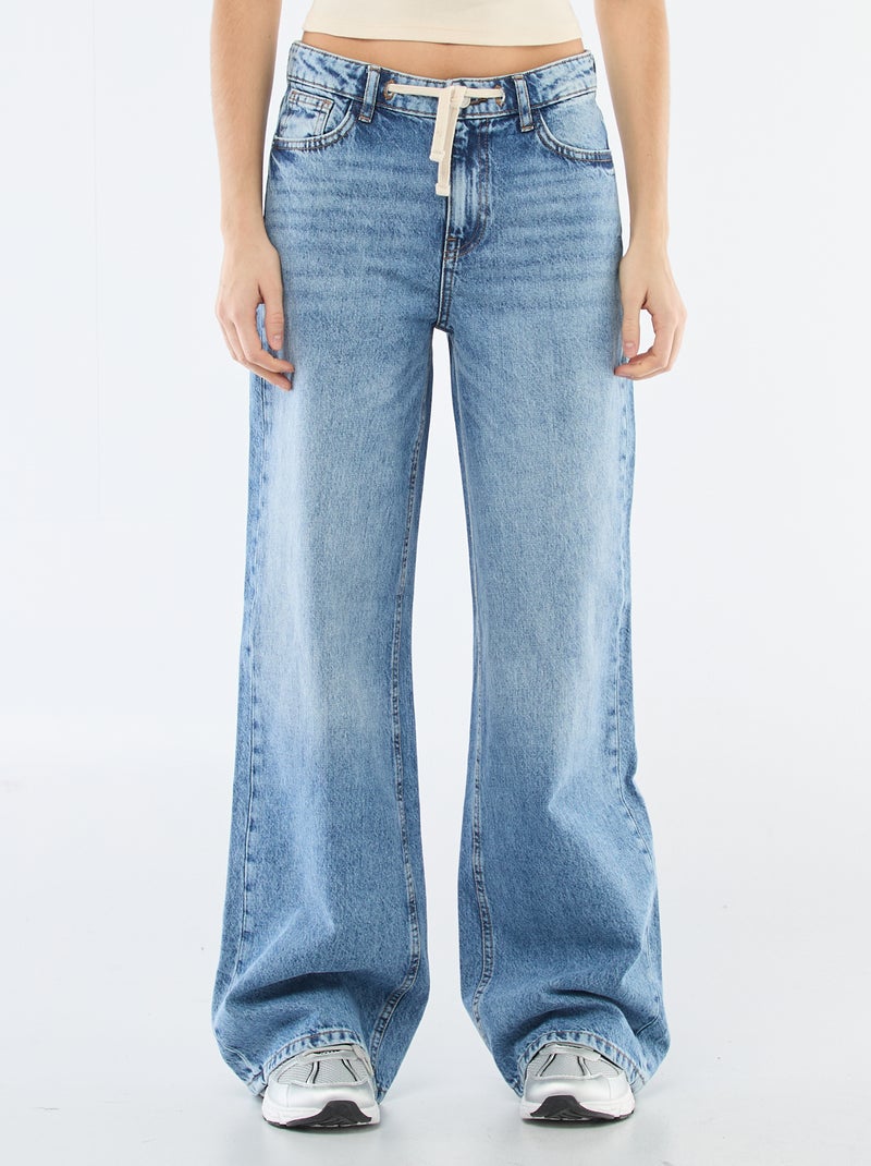 Low-Rise Jeans Blue - Kiabi