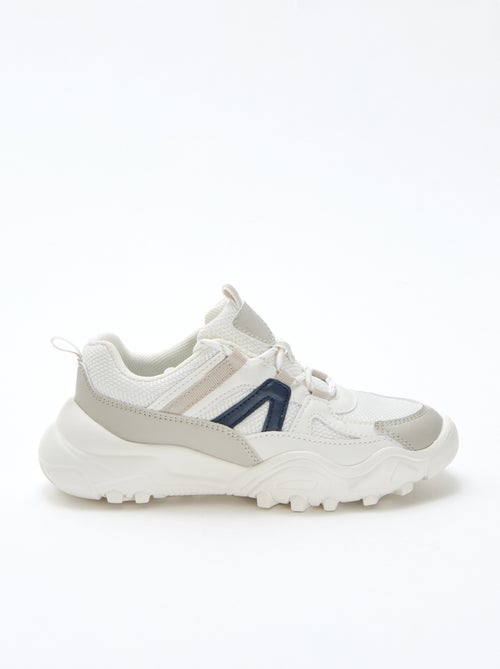 Low-Top Running Style Sneakers - Kiabi