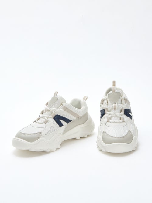 Low-Top Running Style Sneakers - Kiabi