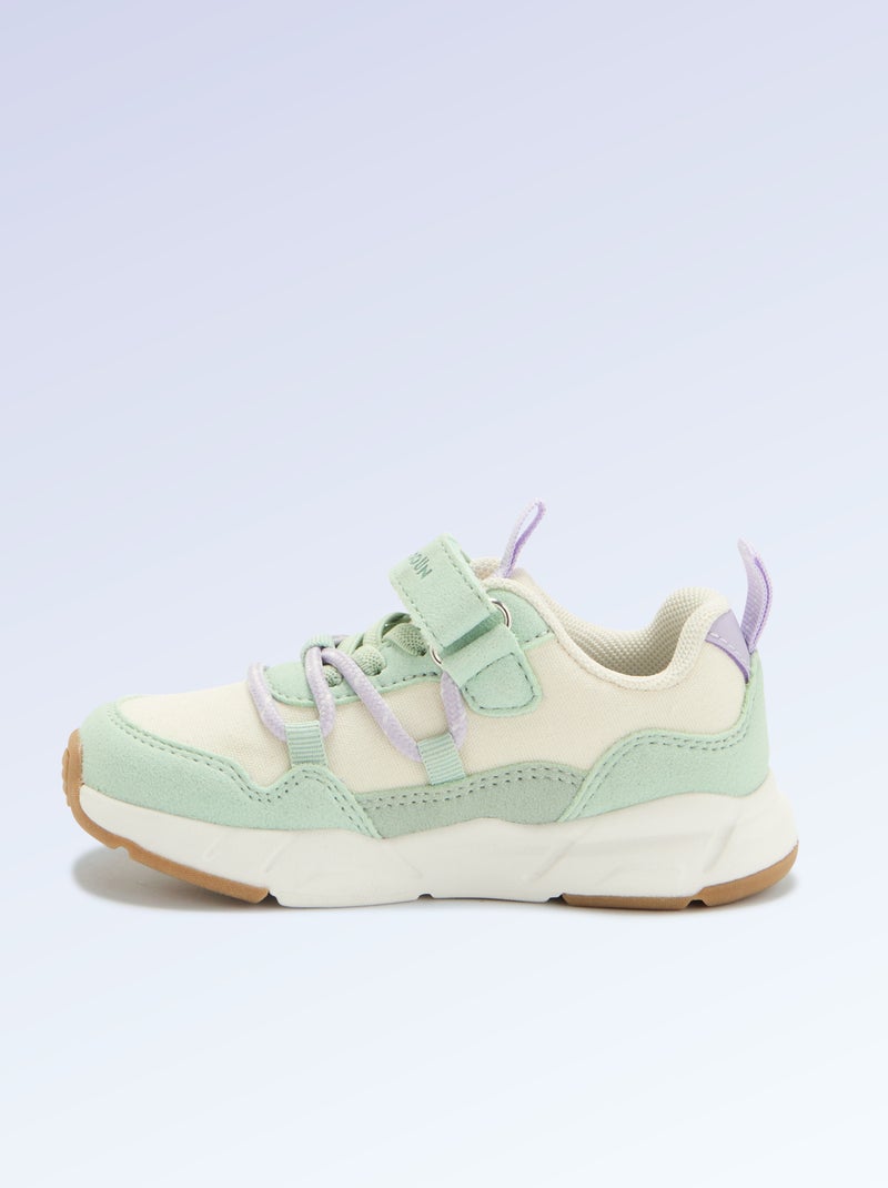 Low-Top Sneakers 'Kitchoun' Purple - Kiabi
