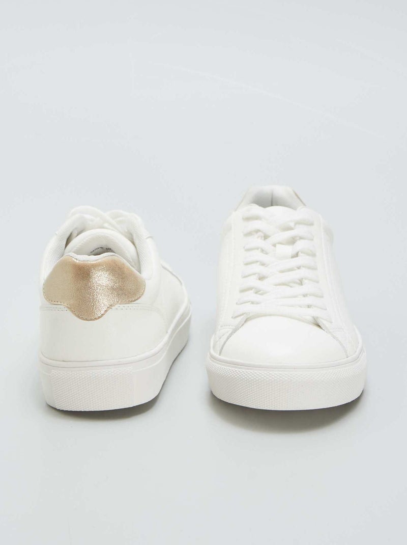 Low-Top-Sneakers Weiß - Kiabi