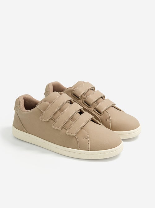 Low-top sneakers with hook-and-loop straps - Kiabi Low-top sneakers with hook-and-loop straps - Kiabi