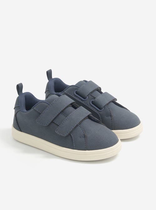 Low-top Sneakers with Hook-and-Loop Straps - Kiabi