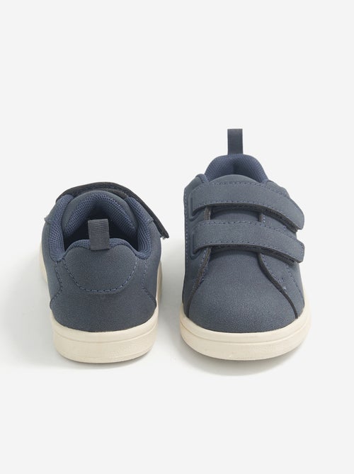 Low-top Sneakers with Hook-and-Loop Straps - Kiabi