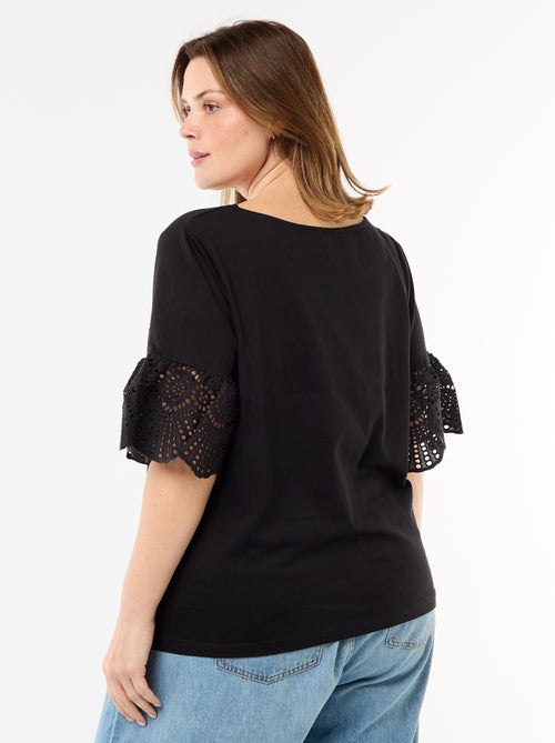 Macramé Short-Sleeved T-shirt - Kiabi