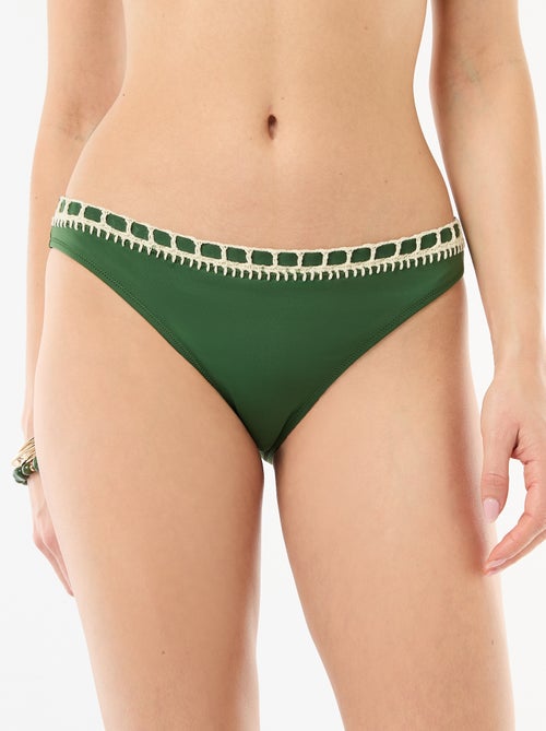 Macramé Trim Swim Briefs - Kiabi