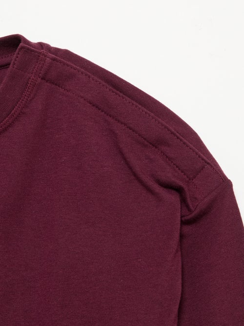 Maglietta a righe marinare con spalla a strappo - collezione facile da indossare - Kiabi