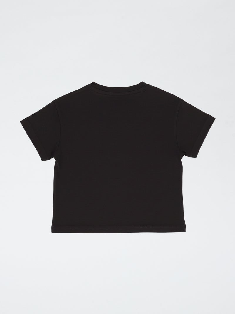 Maglietta "Rolling Stones" a maniche corte Nero - Kiabi