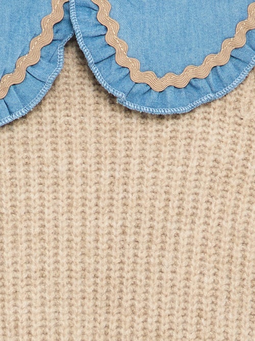 Maglione 2 in 1 con colletto Claudine - Kiabi