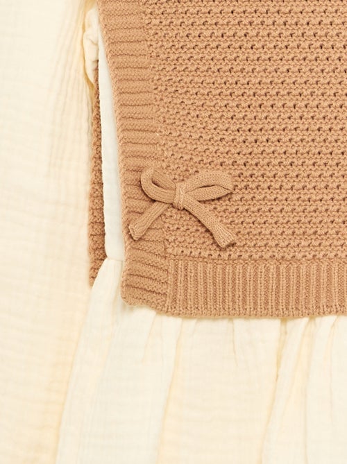 Maglione 2 in 1 effetto blusa - Kiabi
