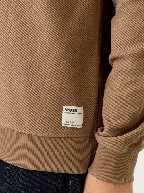 Maglione a costine in maglia fine - Kiabi