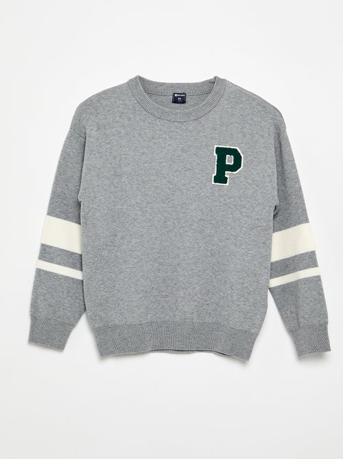Maglione a maglia fine girocollo - Kiabi