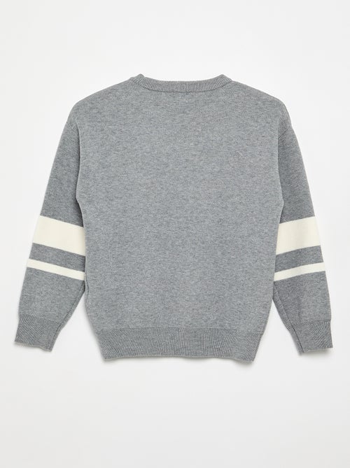 Maglione a maglia fine girocollo - Kiabi