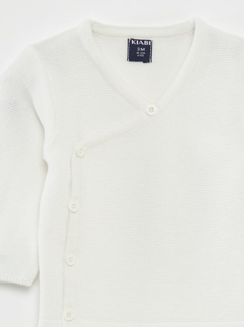 Maglione a maglia punto legaccio - Kiabi