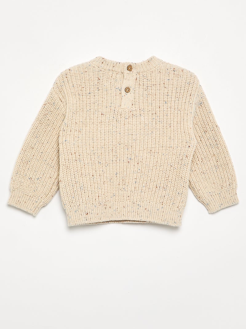 Maglione a maniche lunghe Beige - Kiabi