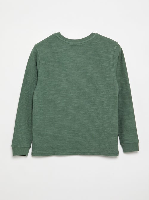 Maglione a tinta unita a maniche lunghe - Kiabi