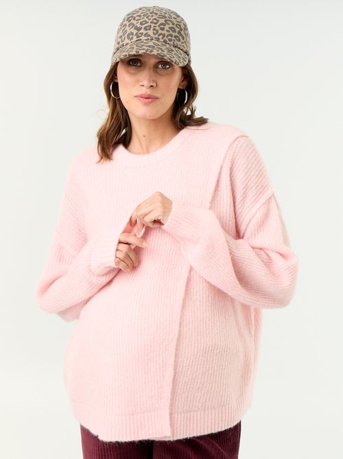 Maglione allattamento in misto lana - Kiabi