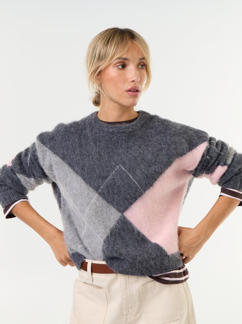 Maglione caldo a maglia girocollo - Kiabi