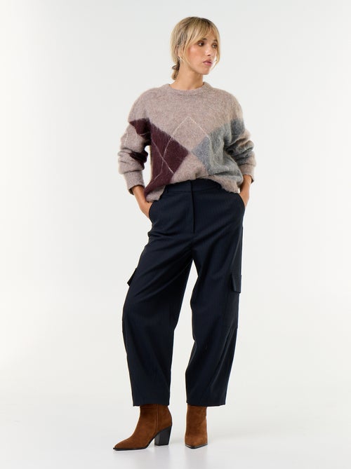 Maglione caldo a maglia girocollo - Kiabi
