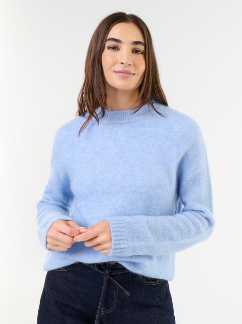 Maglione caldo in mohair a girocollo - Kiabi