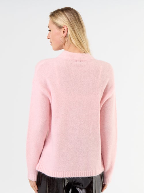 Maglione caldo in mohair a girocollo - Kiabi