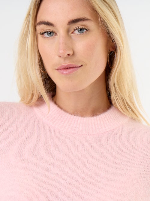 Maglione caldo in mohair a girocollo - Kiabi