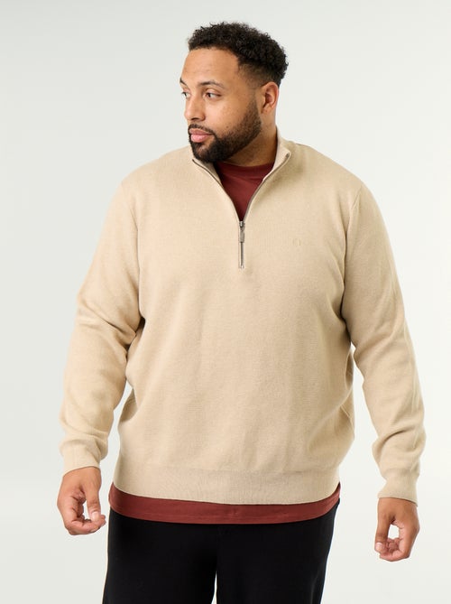 Maglione con collo a cerniera - Kiabi