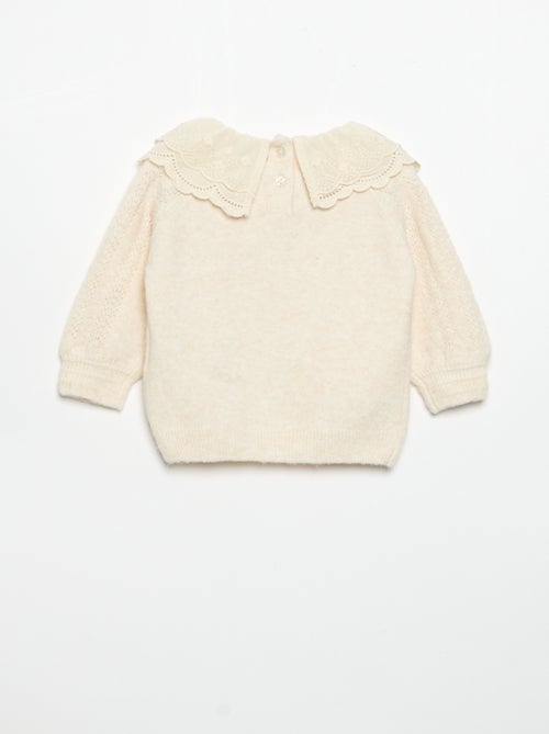Maglione con doppio colletto fantasia - Kiabi Maglione con doppio colletto fantasia - Kiabi