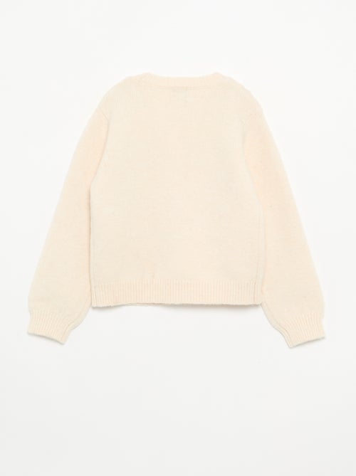 Maglione con nodi in corda - Kiabi