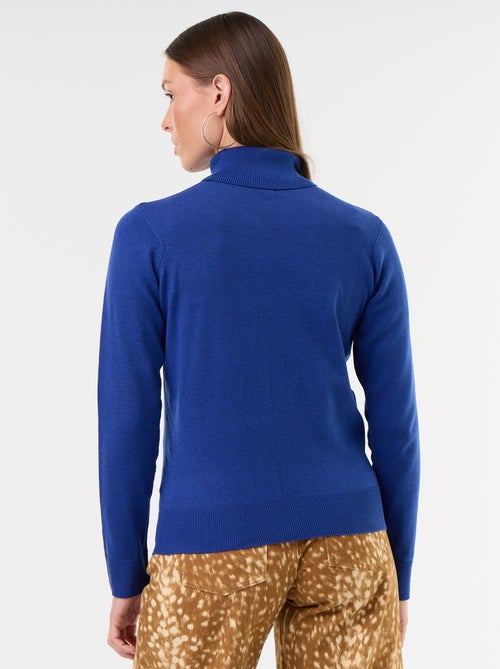 Maglione dolcevita a maglia fine - Kiabi