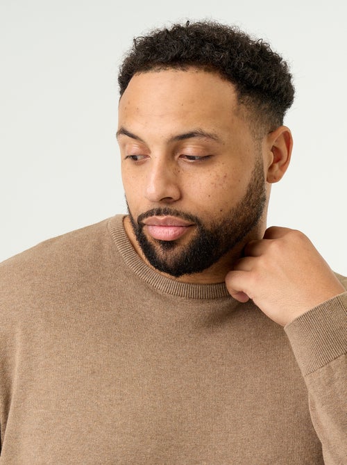Maglione girocollo a maglia fine - Kiabi