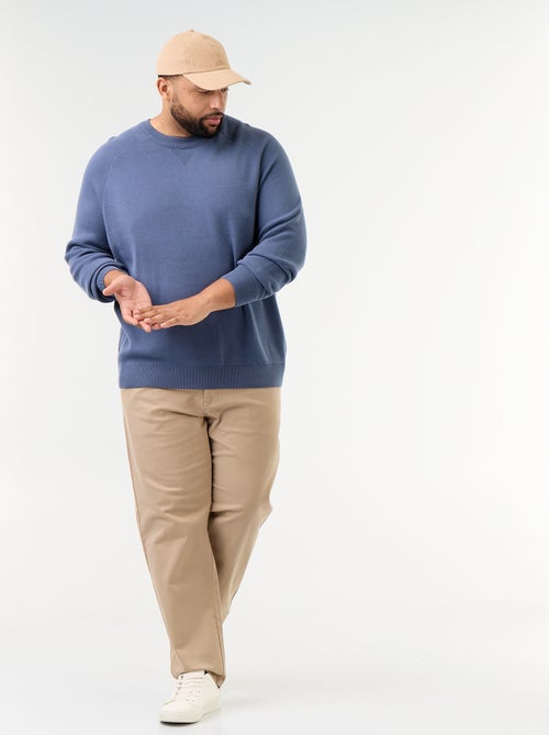 Maglione girocollo a maglia grossa - Kiabi