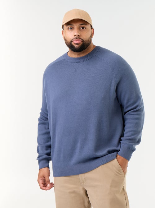 Maglione girocollo a maglia grossa - Kiabi
