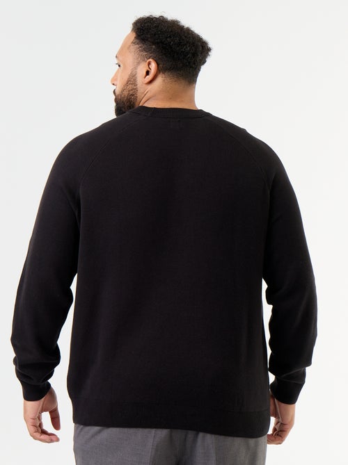 Maglione girocollo a maglia grossa - Kiabi