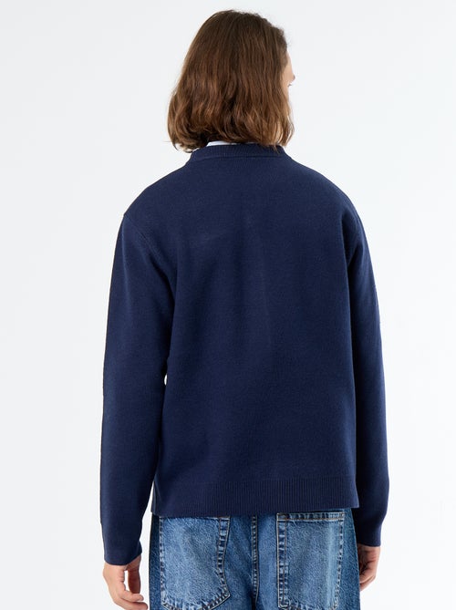 Maglione girocollo con scritte - Kiabi