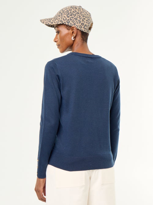 Maglione girocollo in maglia fine - Kiabi Maglione girocollo in maglia fine - Kiabi