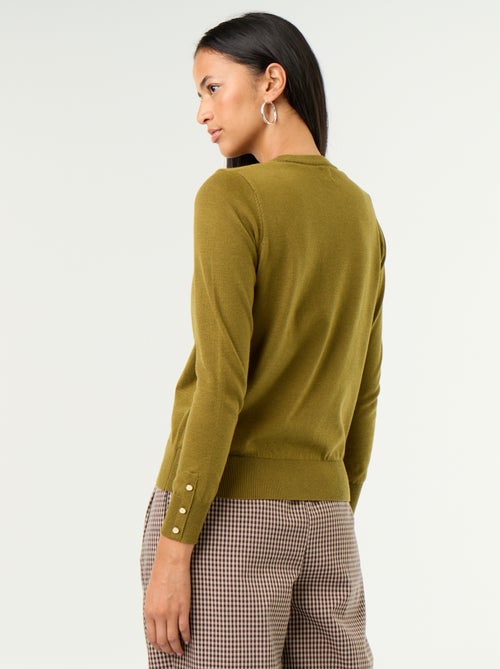 Maglione girocollo in maglia fine - Kiabi