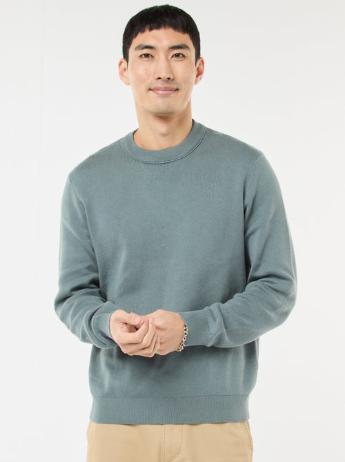 Maglione girocollo tinta unita - Kiabi Maglione girocollo tinta unita - Kiabi