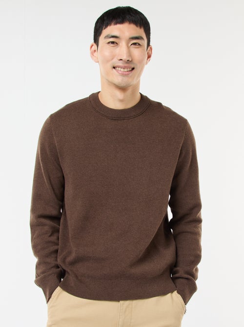 Maglione girocollo tinta unita - Kiabi Maglione girocollo tinta unita - Kiabi