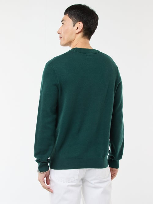 Maglione girocollo tinta unita - Kiabi