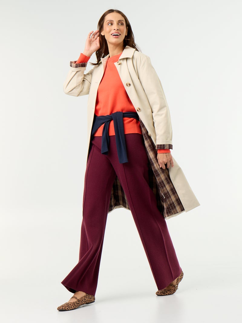 Maglione in cotone spesso Rosso - Kiabi