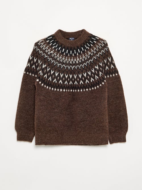Maglione in jacquard - Kiabi