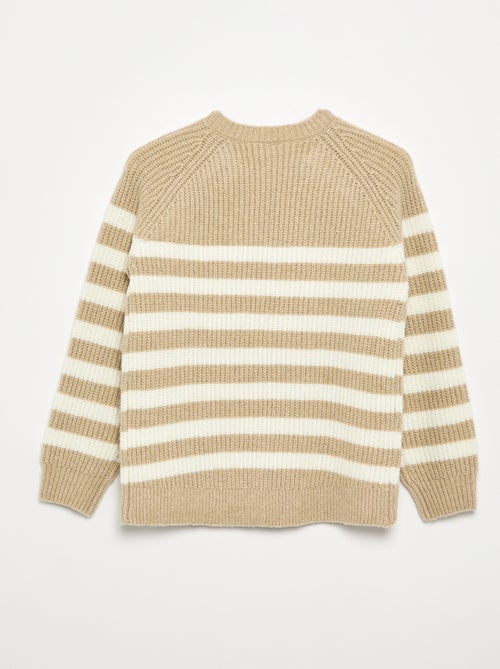 Maglione in maglia a righe - collezione facile da indossare - Kiabi